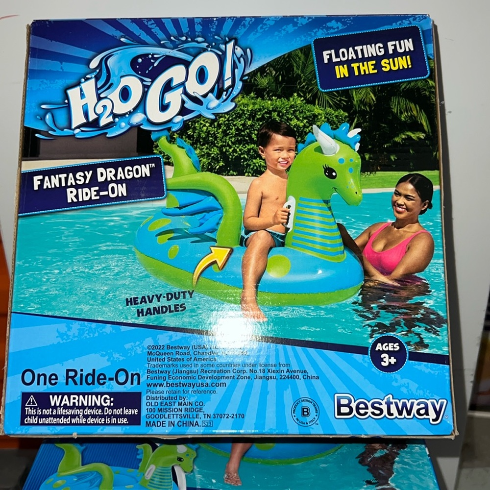 H2O GO Fantasy Dragon Ride On BNWT